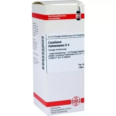 CAUSTICUM HAHNEMANNI Diluição D4, 50 ml CAUSTICUM HAHNEMANNI Diluição D4, 50 ml