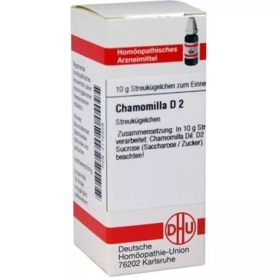 CHAMOMILLA D 2 glóbulos, 10 g CHAMOMILLA D 2 glóbulos, 10 g