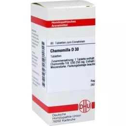 CHAMOMILLA D 30 comprimidos, 80 unidades
