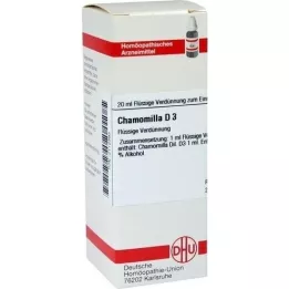 CHAMOMILLA Diluição D3, 20 ml