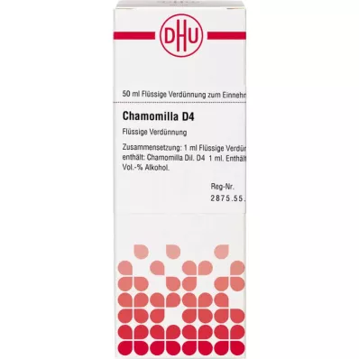 CHAMOMILLA Diluição D4, 50 ml