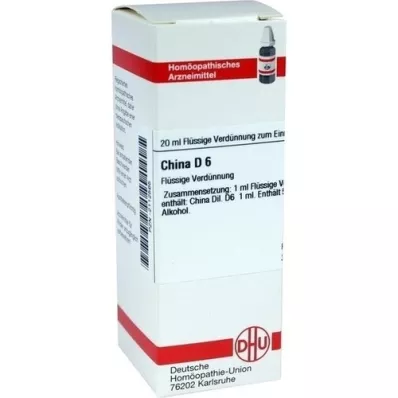 CHINA Diluição D 6, 20 ml
