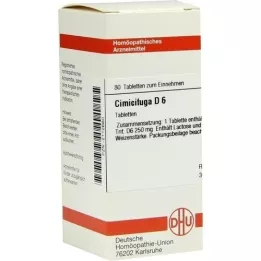 CIMICIFUGA D 6 comprimidos, 80 unidades