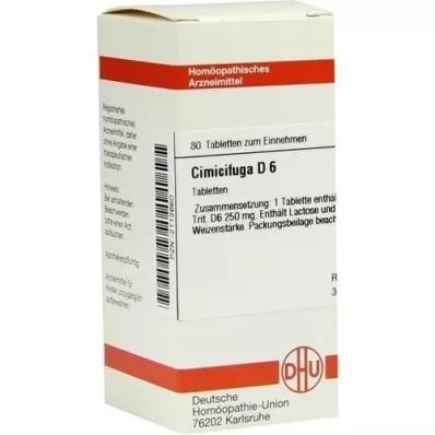 CIMICIFUGA D 6 comprimidos, 80 unidades CIMICIFUGA D 6 comprimidos, 80 unidades