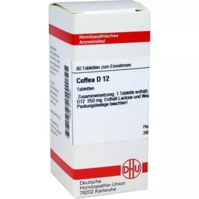 COFFEA D 12 comprimidos, 80 unidades COFFEA D 12 comprimidos, 80 unidades