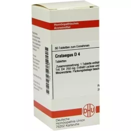 CRATAEGUS D 4 comprimidos, 80 unidades
