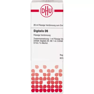 DIGITALIS Diluição D 6, 20 ml DIGITALIS Diluição D 6, 20 ml