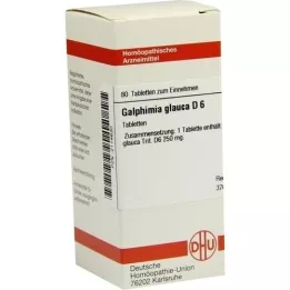 GALPHIMIA GLAUCA D 6 comprimidos, 80 unidades