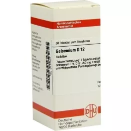 GELSEMIUM D 12 comprimidos, 80 unidades