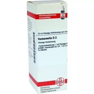 HAMAMELIS Diluição D3, 20 ml