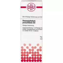 HARPAGOPHYTUM PROCUMBENS Diluição D3, 20 ml