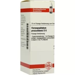 HARPAGOPHYTUM PROCUMBENS Diluição D 6, 20 ml
