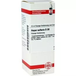 HEPAR SULFURIS Diluição D 30, 20 ml