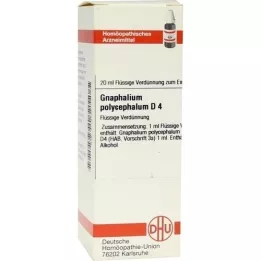 GNAPHALIUM POLYCEPHALUM Diluição D4, 20 ml