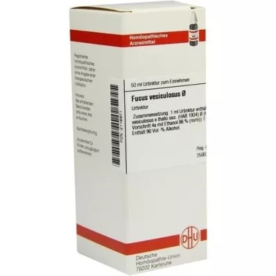 FUCUS VESICULOSUS Tintura mãe, 50 ml FUCUS VESICULOSUS Tintura mãe, 50 ml