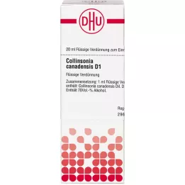 COLLINSONIA CANADENSIS Diluição D 1, 20 ml