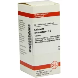 CHININUM ARSENICOSUM D 6 comprimidos, 80 unidades