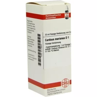 CARDUUS MARIANUS Diluição D 1, 20 ml