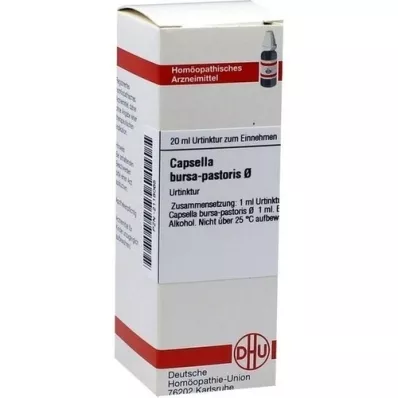 CAPSELLA BURSA tintura mãe pastoris, 20 ml