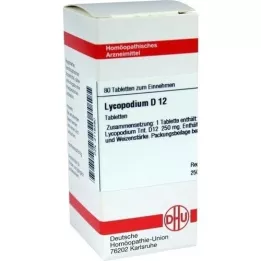 LYCOPODIUM D 12 comprimidos, 80 unidades