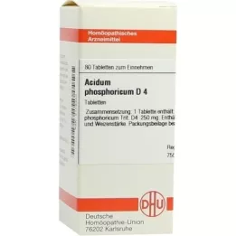 ACIDUM PHOSPHORICUM D 4 comprimidos, 80 unidades