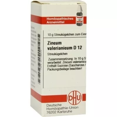 ZINCUM VALERIANICUM D 12 glóbulos, 10 g ZINCUM VALERIANICUM D 12 glóbulos, 10 g