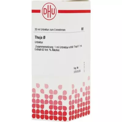 THUJA Tintura mãe, 20 ml THUJA Tintura mãe, 20 ml