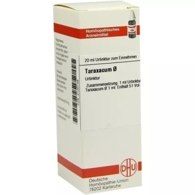 TARAXACUM Tintura mãe, 20 ml