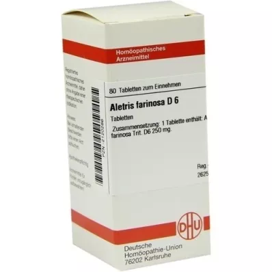ALETRIS FARINOSA D 6 comprimidos, 80 unidades ALETRIS FARINOSA D 6 comprimidos, 80 unidades
