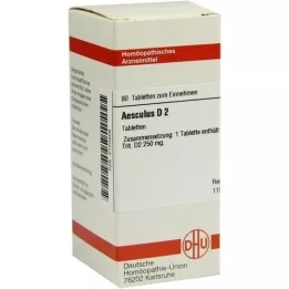 AESCULUS D 2 comprimidos, 80 unidades