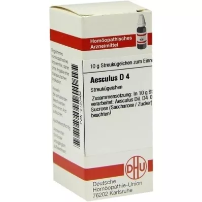 AESCULUS D 4 glóbulos, 10 g AESCULUS D 4 glóbulos, 10 g