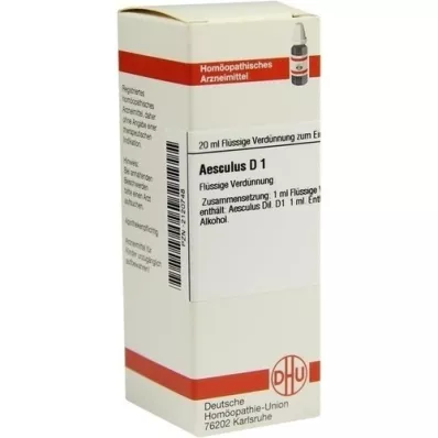 AESCULUS Diluição D 1, 20 ml AESCULUS Diluição D 1, 20 ml