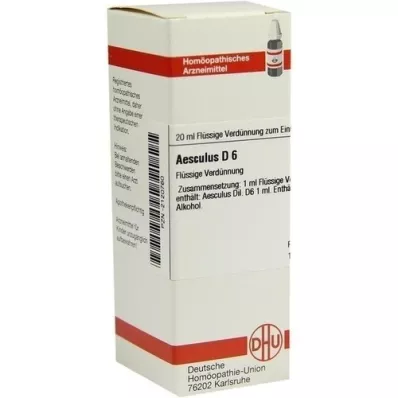 AESCULUS Diluição D 6, 20 ml