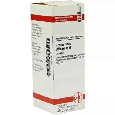 ROSMARINUS OFFICINALIS Tintura mãe D 1, 20 ml ROSMARINUS OFFICINALIS Tintura mãe D 1, 20 ml