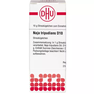 NAJA TRIPUDIANS D 10 glóbulos, 10 g NAJA TRIPUDIANS D 10 glóbulos, 10 g
