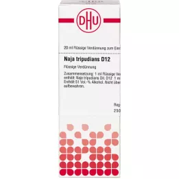 NAJA TRIPUDIANS Diluição D 12, 20 ml