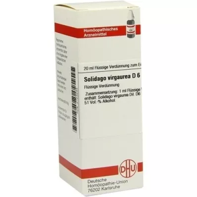 SOLIDAGO VIRGAUREA Diluição D 6, 20 ml SOLIDAGO VIRGAUREA Diluição D 6, 20 ml