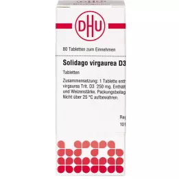 SOLIDAGO VIRGAUREA D 3 comprimidos, 80 unidades