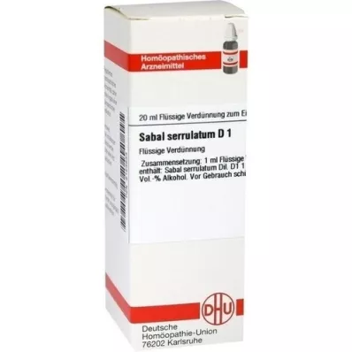 SABAL SERRULATUM Diluição D 1, 20 ml