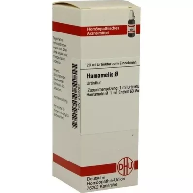 HAMAMELIS Tintura mãe, 20 ml HAMAMELIS Tintura mãe, 20 ml