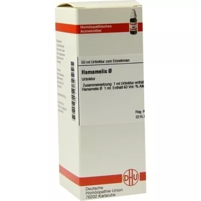 HAMAMELIS Tintura mãe, 50 ml HAMAMELIS Tintura mãe, 50 ml