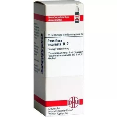 PASSIFLORA INCARNATA Diluição D 2, 20 ml