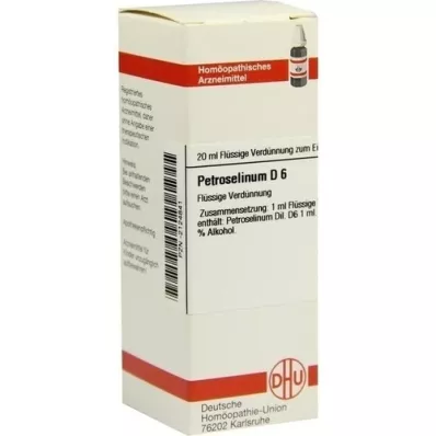PETROSELINUM Diluição D 6, 20 ml