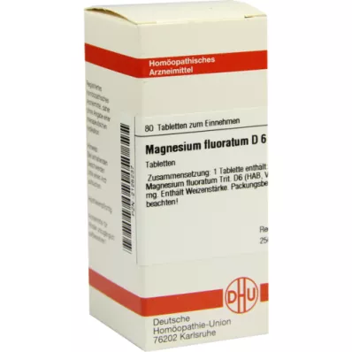 MAGNESIUM FLUORATUM D 6 comprimidos, 80 unidades MAGNESIUM FLUORATUM D 6 comprimidos, 80 unidades