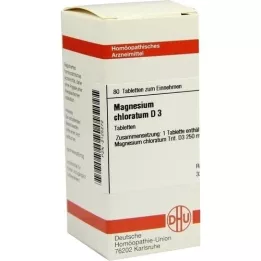 MAGNESIUM CHLORATUM D 3 comprimidos, 80 unidades