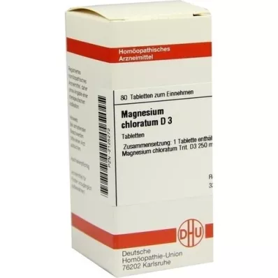 MAGNESIUM CHLORATUM D 3 comprimidos, 80 unidades