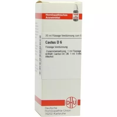 CACTUS Diluição D 6, 20 ml