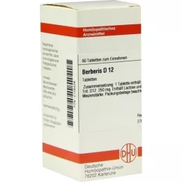 BERBERIS D 12 comprimidos, 80 unidades
