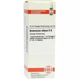 ARSENICUM ALBUM Diluição D 8, 20 ml