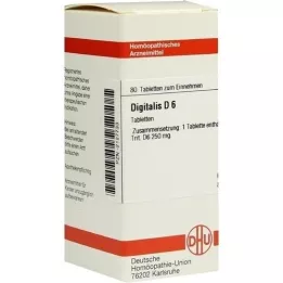 DIGITALIS D 6 comprimidos, 80 unidades